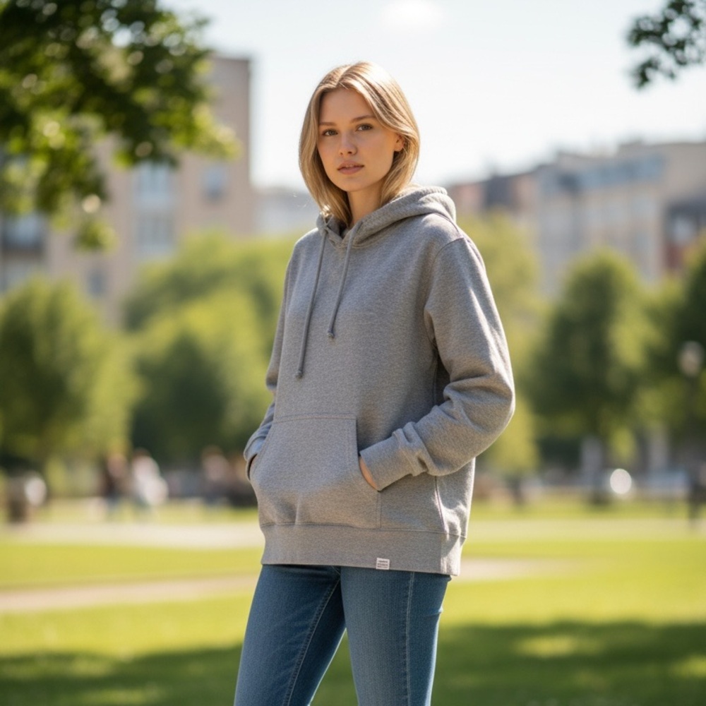 Pull&Bear LIGHT Gray‎ Women's Hoodie